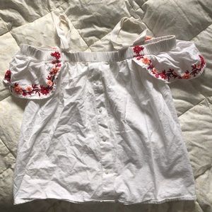 flowy flower top